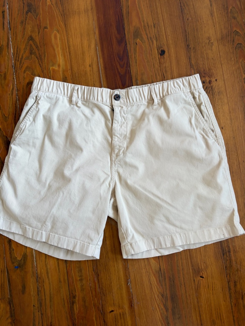Bearbottom Men’s XXL Stretch Chino Shorts 7” Khaki Stone